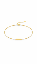 18k gold-plated minimalist choker necklace